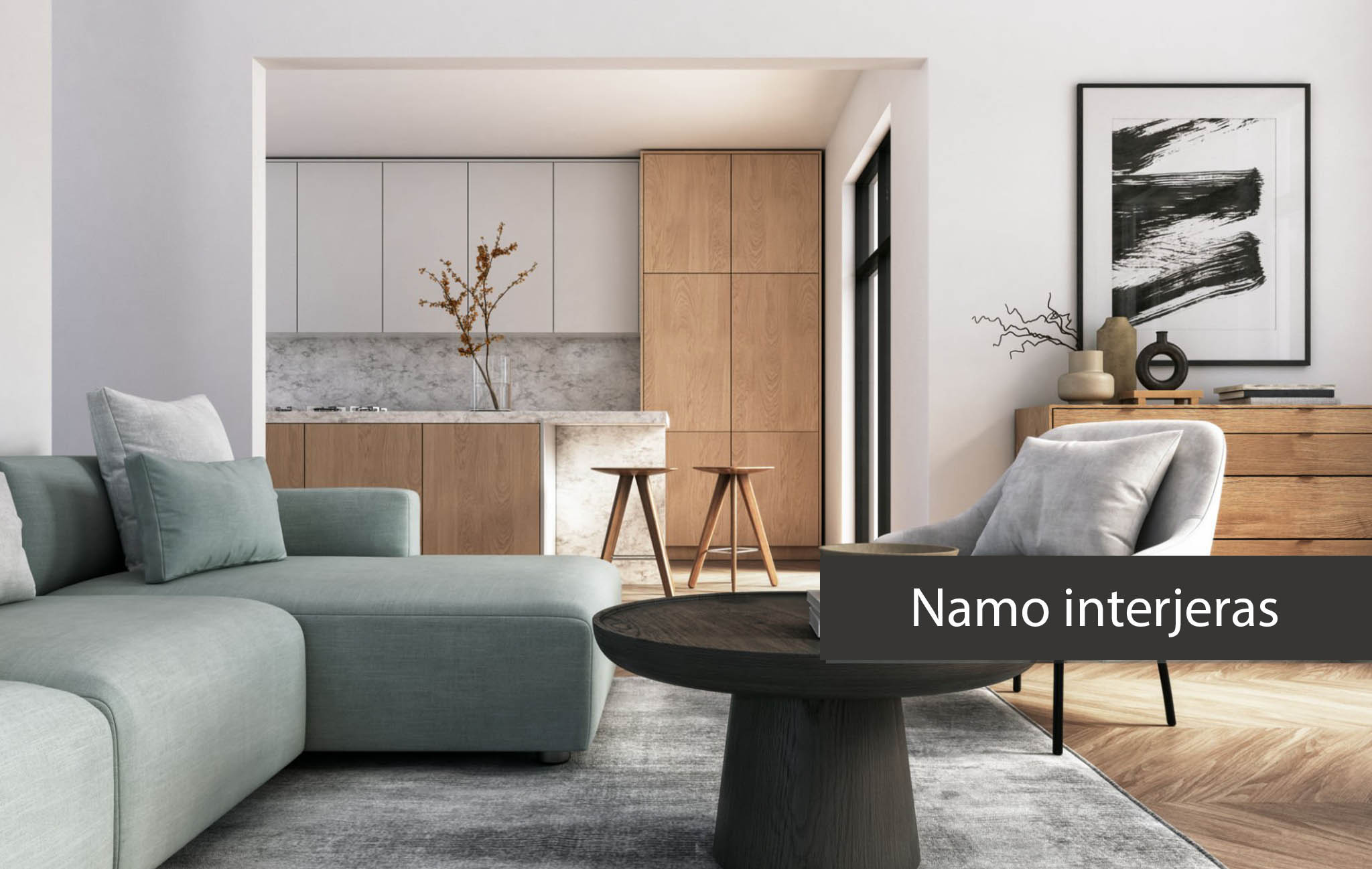 Gyvenamo namo interjeras