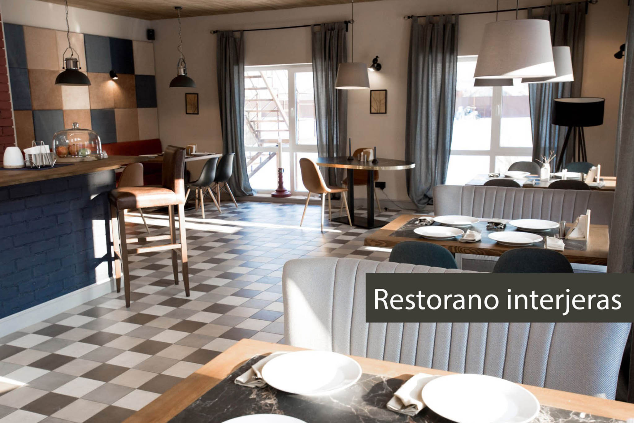 Restorano interjeras