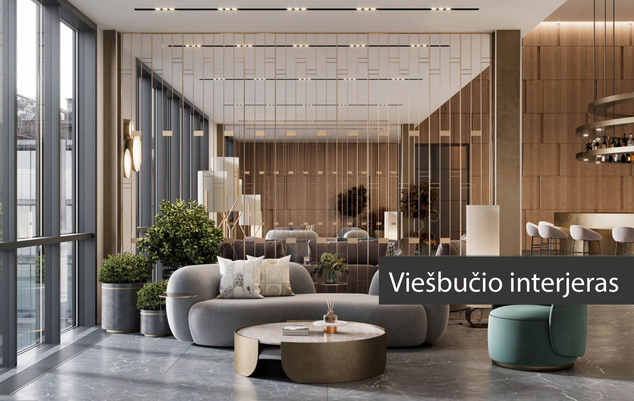 Viešbučio interjeras