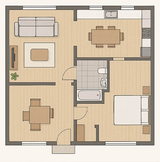 Pilnas interjero dizaino projektas